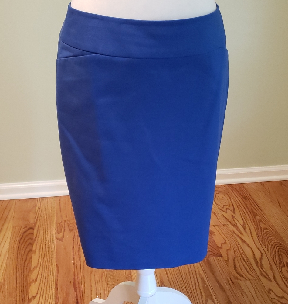 Halogen Royal Blue Pencil Skirt
